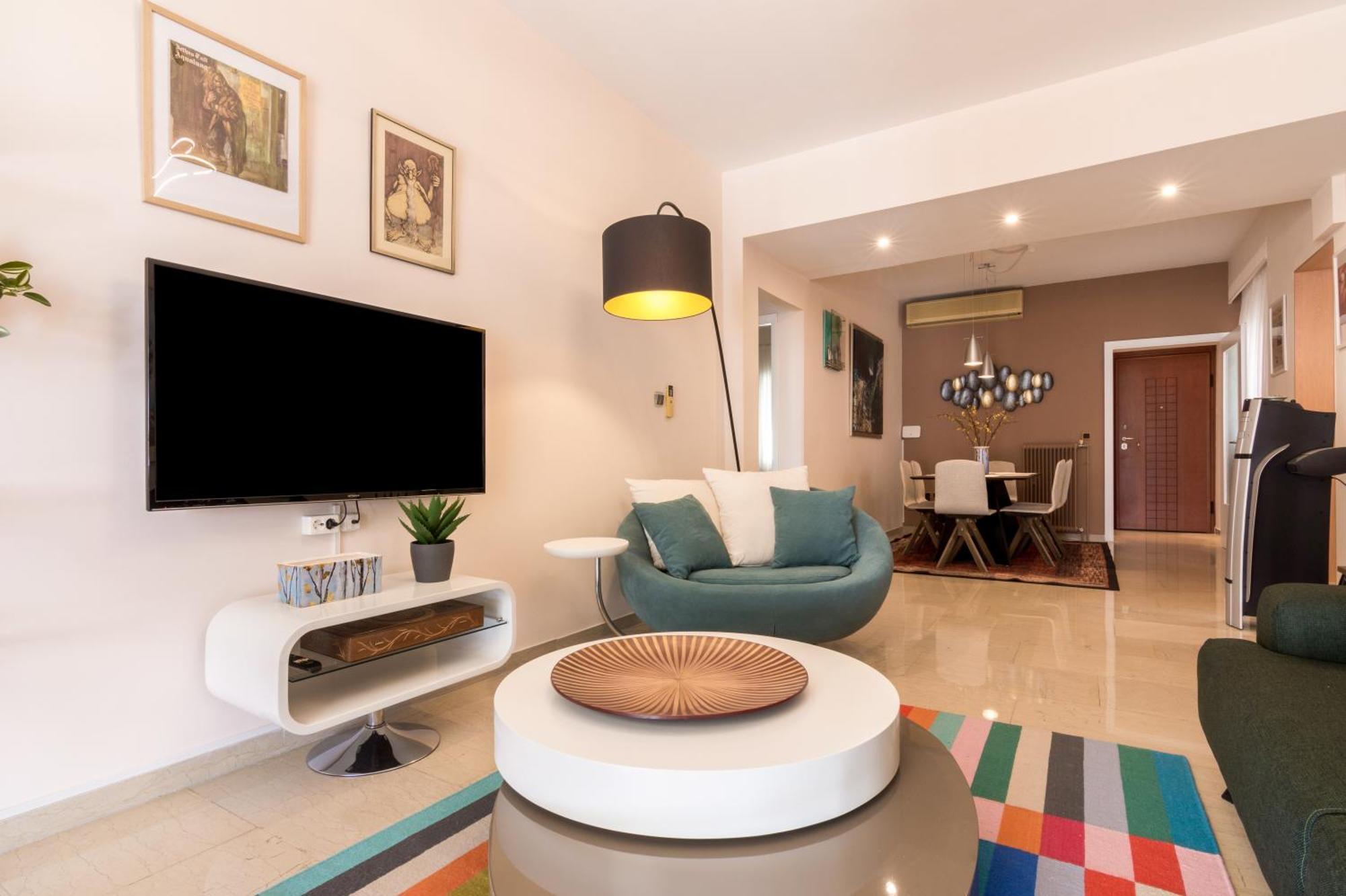 Three Bedrooms Apt In Kallithea Atene Esterno foto
